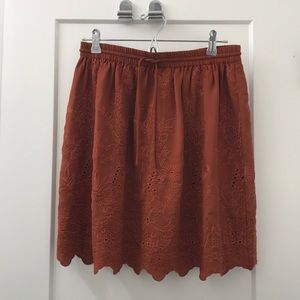 Flowy, floral skirt